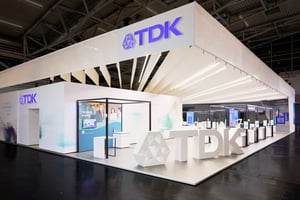 TDK Electronics Messestand