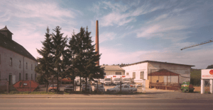 Das erste Bürogebäude der Expotechnik