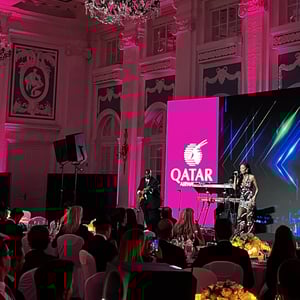 Qatar Airways Event mit Nicole Sherzinger
