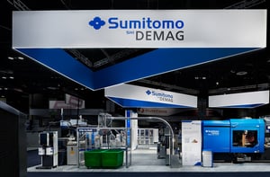 Sumitomo's exhibition booth at NPE 2024 in Orlando, USA
