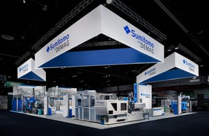 Sumitomo's exhibition booth at NPE 2024 in Orlando